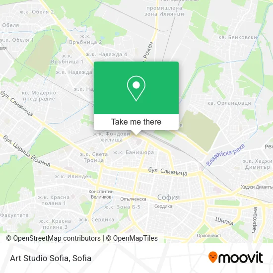 Карта Art Studio Sofia