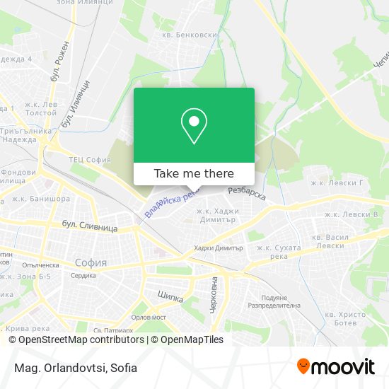 Mag. Orlandovtsi map