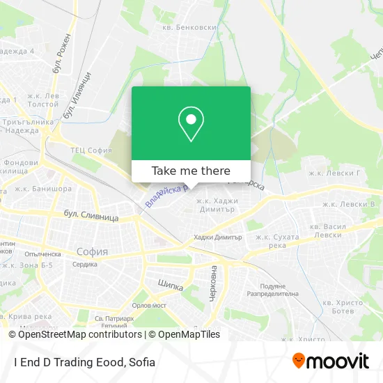 Карта I End D Trading Eood