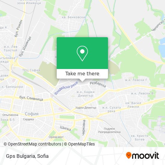 Gps Bulgaria map