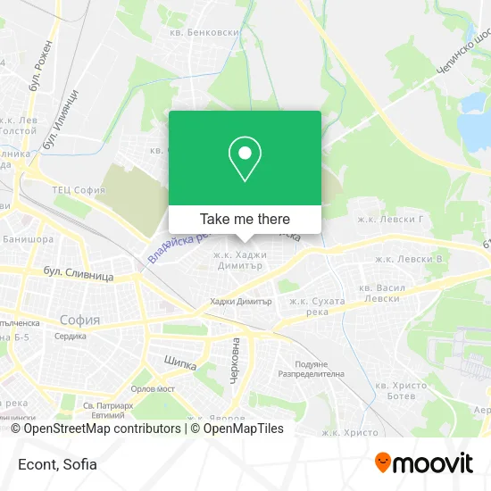 Карта Econt