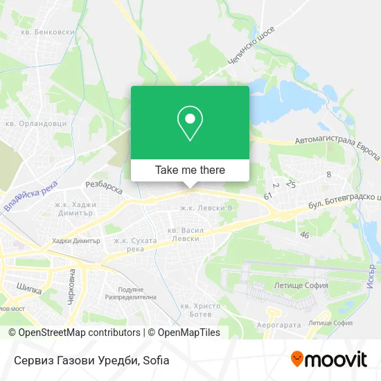 Карта Сервиз Газови Уредби