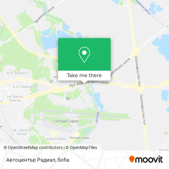 Карта Автоцентър Радиал