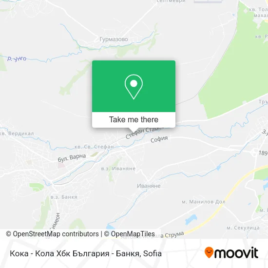 Карта Кока - Кола Хбк България - Банкя