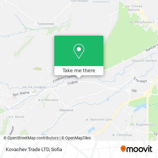 Kovachev Trade LTD map