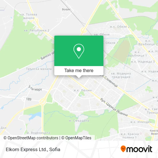 Карта Elkom Express Ltd.
