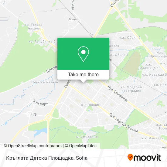 Карта Кръглата Детска Площадка