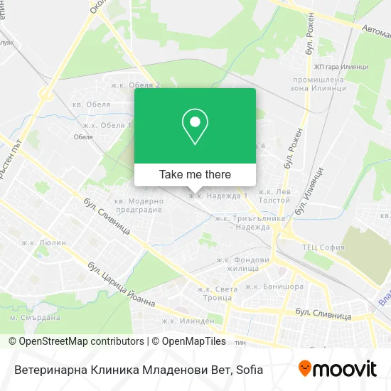 Карта Ветеринарна Клиника Младенови Вет
