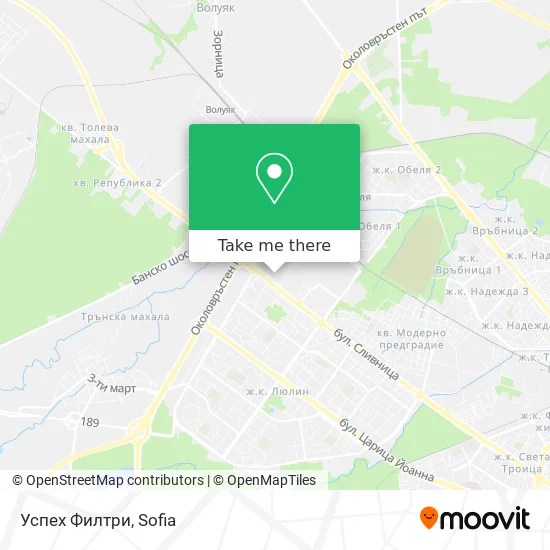 Карта Успех Филтри