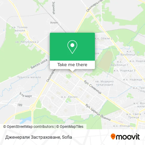 Карта Дженерали Застраховане