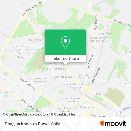 Пред на Крисето Блока map