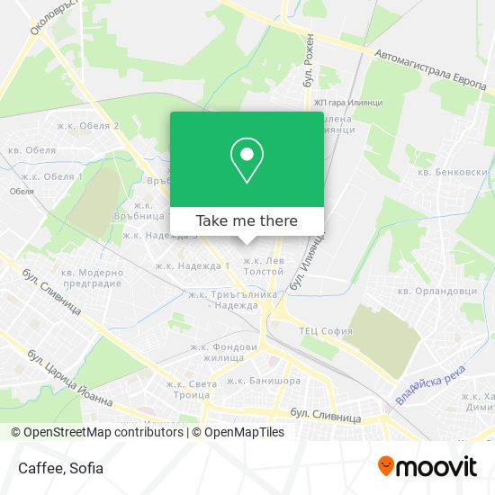 Карта Caffee
