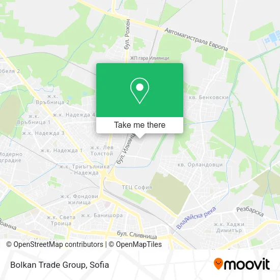 Карта Bolkan Trade Group