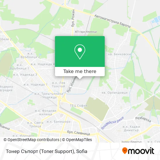 Карта Тонер Съпорт (Toner Support)