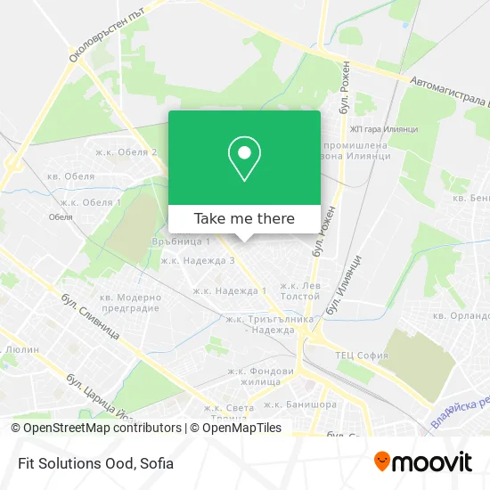 Карта Fit Solutions Ood