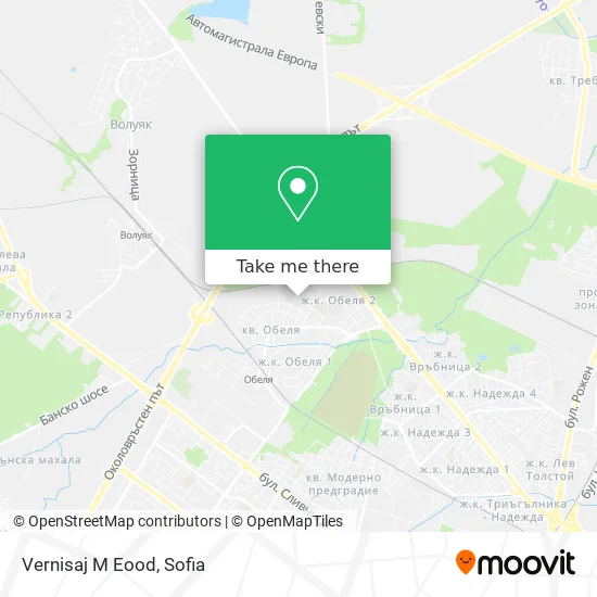 Карта Vernisaj M Eood