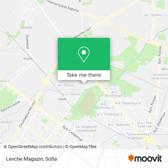 Levche Magazin map
