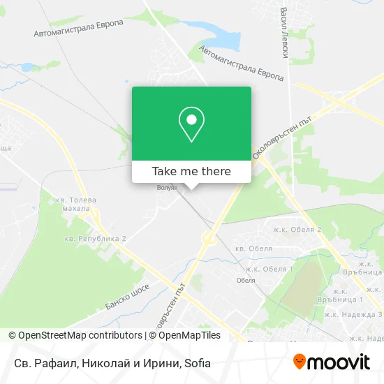 Св. Рафаил, Николай и Ирини map