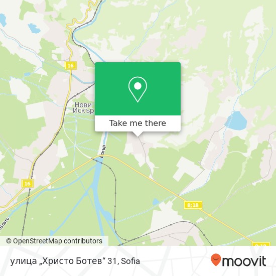 Карта улица „Христо Ботев“ 31