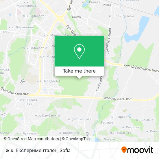 ж.к. Експериментален map