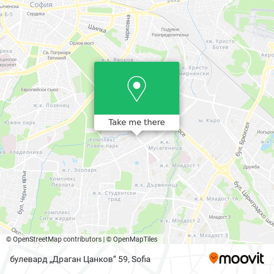 булевард „Драган Цанков“ 59 map