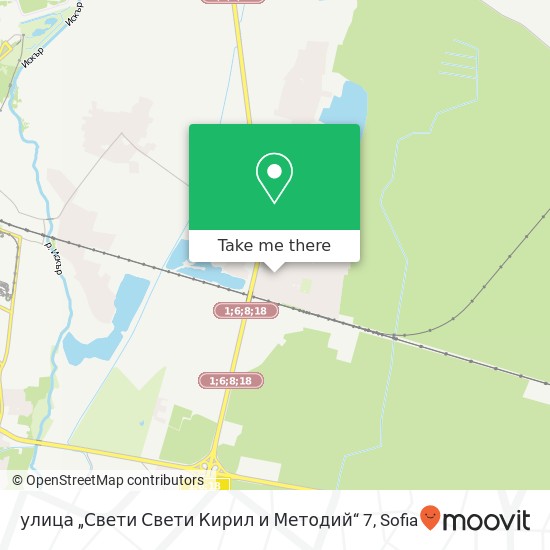 Карта улица „Свети Свети Кирил и Методий“ 7