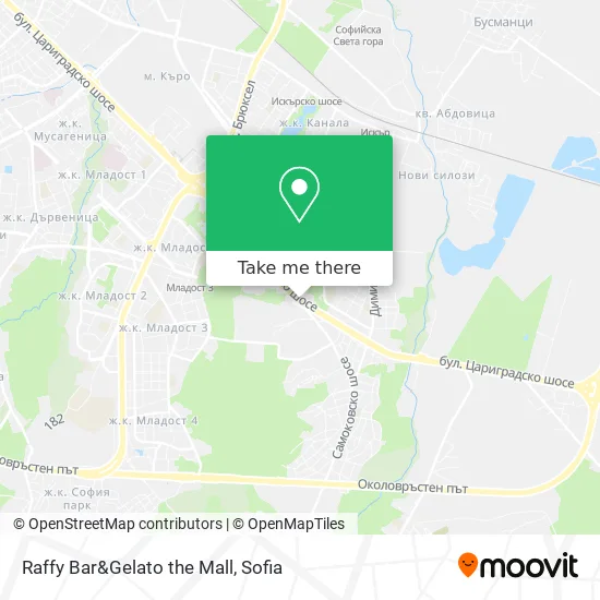 Карта Raffy Bar&Gelato the Mall