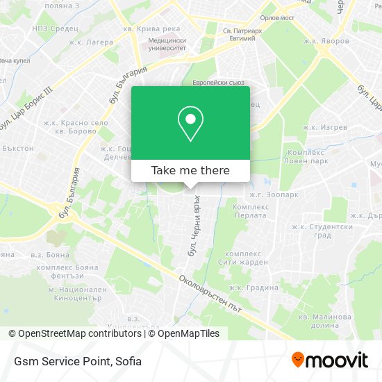 Gsm Service Point map