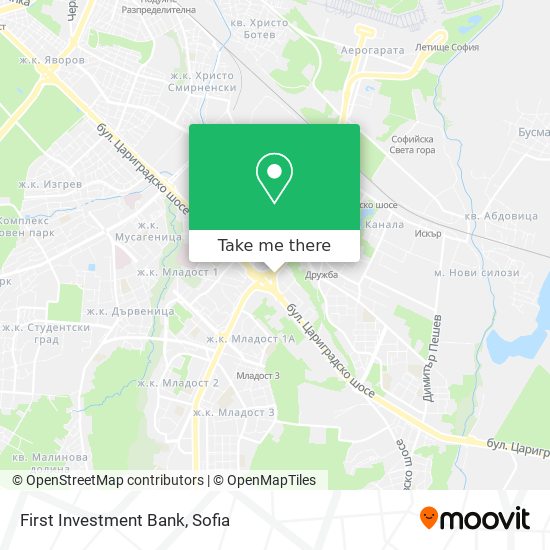 First Investment Bank map