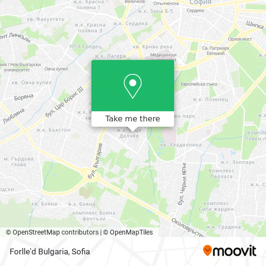 Карта Forlle'd Bulgaria