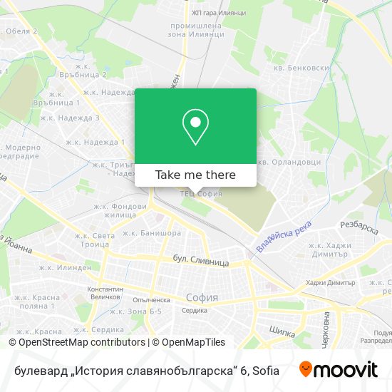 булевард „История славянобългарска“ 6 map