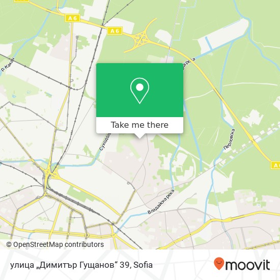 Карта улица „Димитър Гущанов“ 39