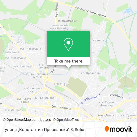 Карта улица „Константин Преславски“ 3