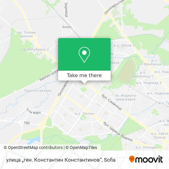 улица „ген. Константин Константинов“ map