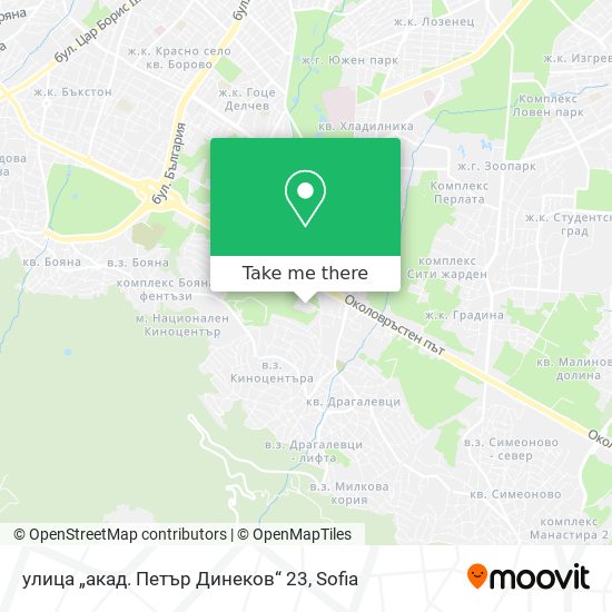 улица „акад. Петър Динеков“ 23 map