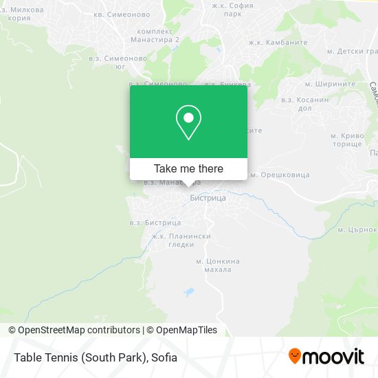 Table Tennis (South Park) map