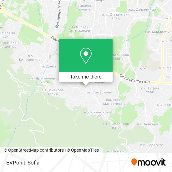 EVPoint map