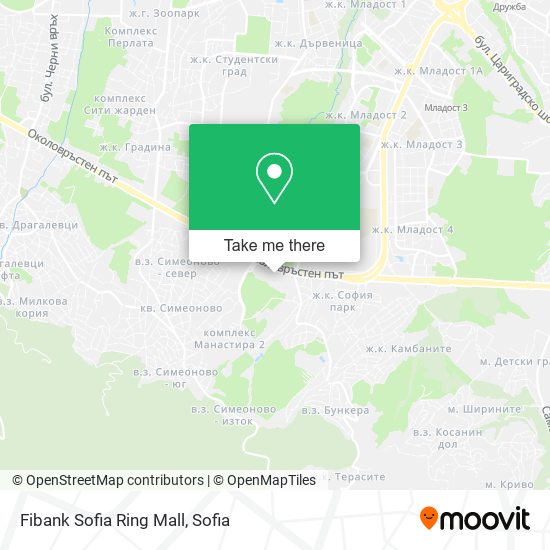 Карта Fibank Sofia Ring Mall