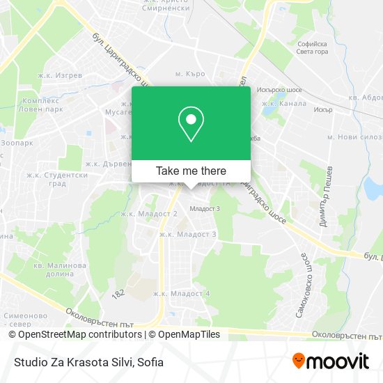 Карта Studio Za Krasota Silvi