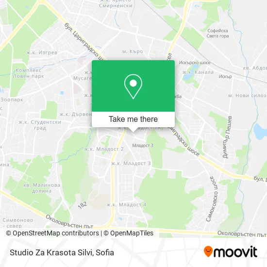 Карта Studio Za Krasota Silvi