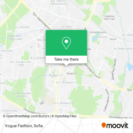 Карта Vogue Fashion