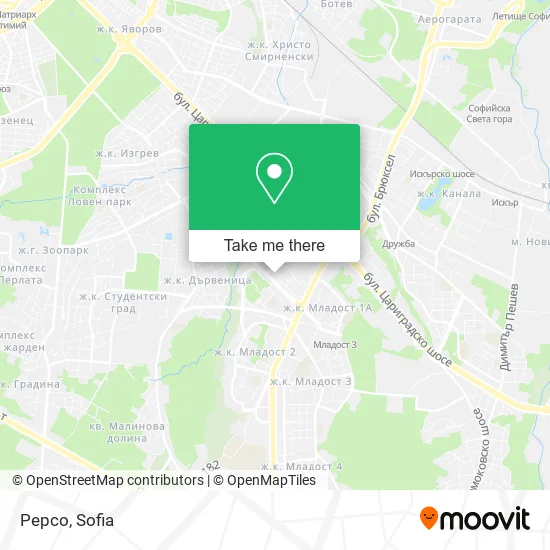 Карта Pepco