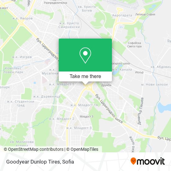 Goodyear Dunlop Tires map