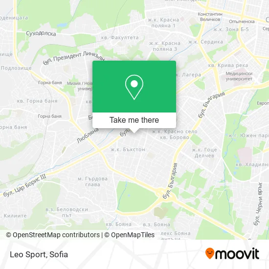 Карта Leo Sport