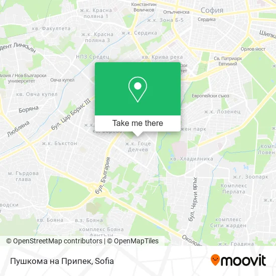 Карта Пушкома на Припек