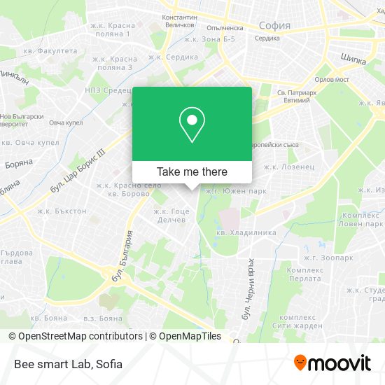 Bee smart Lab map