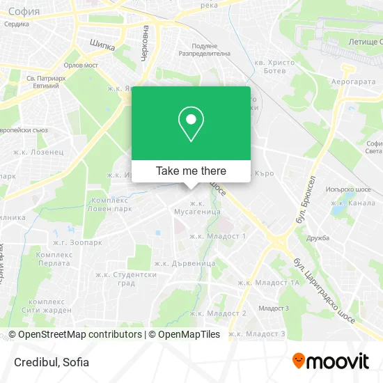 Карта Credibul