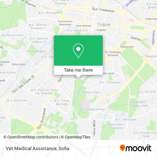 Vet Medical Assistance map