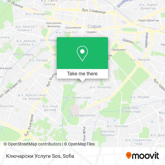 Ключарски Услуги Sos map