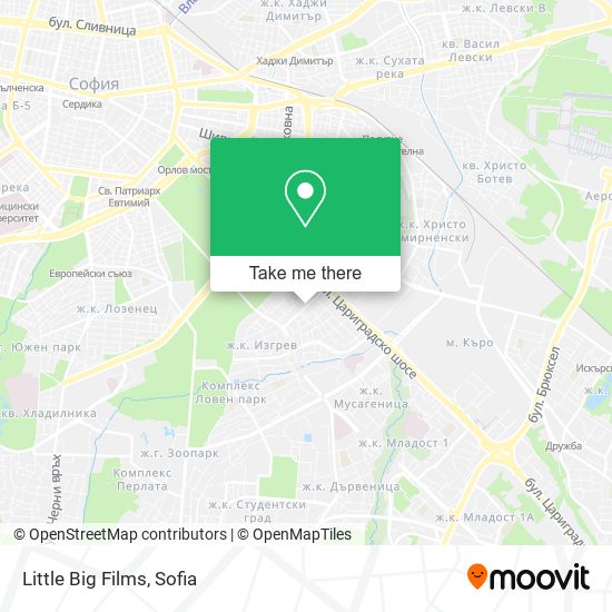 Little Big Films map